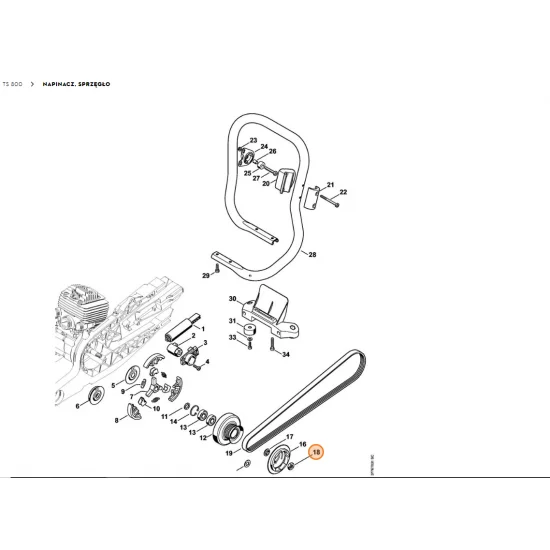 STIHL   Nakrętka sześciokątna M10x1 9211 260 1340